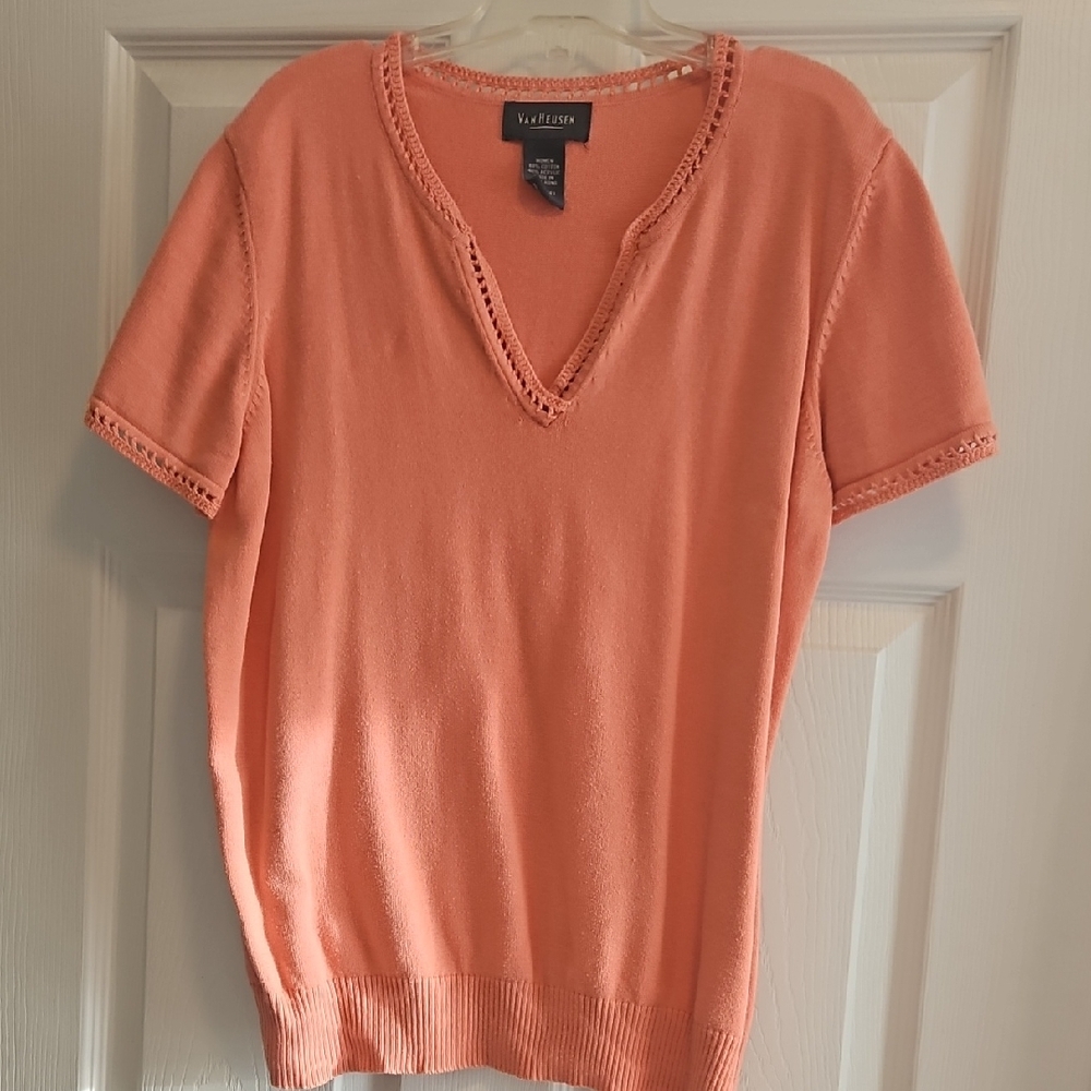 Van Heusen Women's Orange Sweater